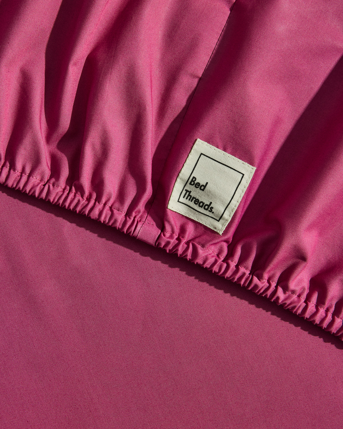 Berry Organic Cotton Percale Fitted Sheet - Image 2