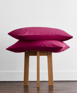Berry Organic Cotton Percale Pillowcases (Set of Two)