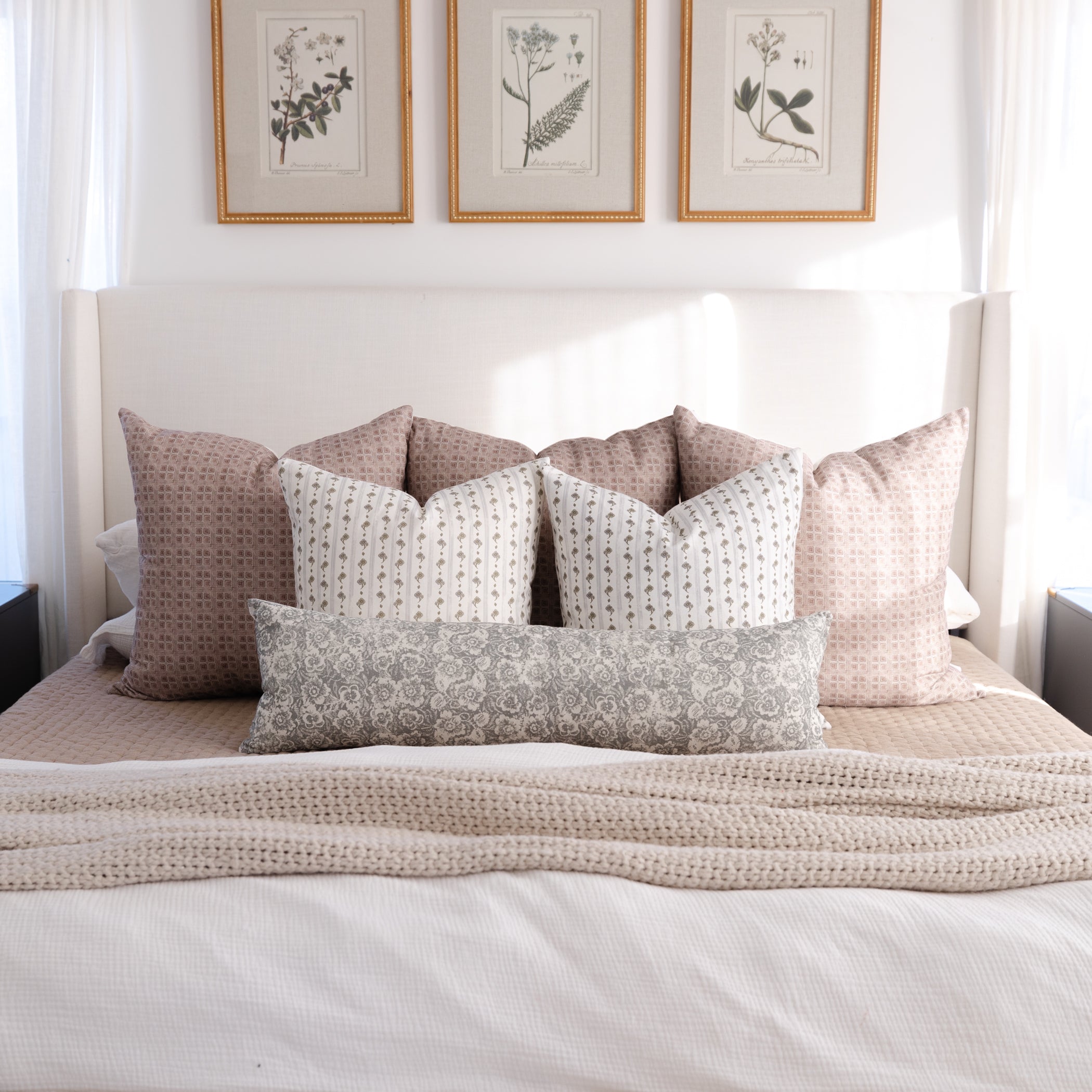 Flora In Gray Lumbar - 12x20 | 12x40 - Image 3