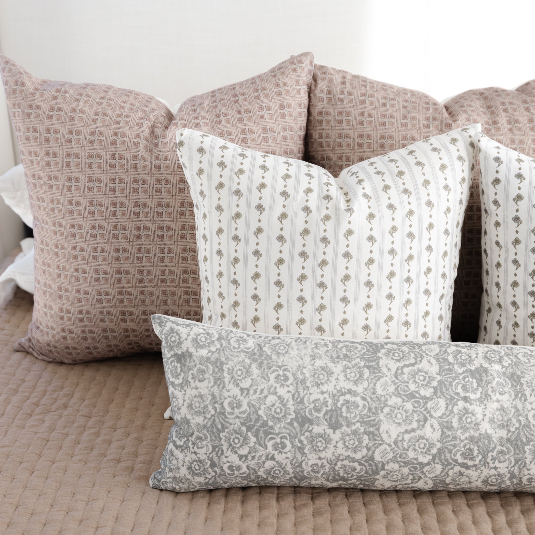 Flora In Gray Lumbar - 12x20 | 12x40 - Image 5