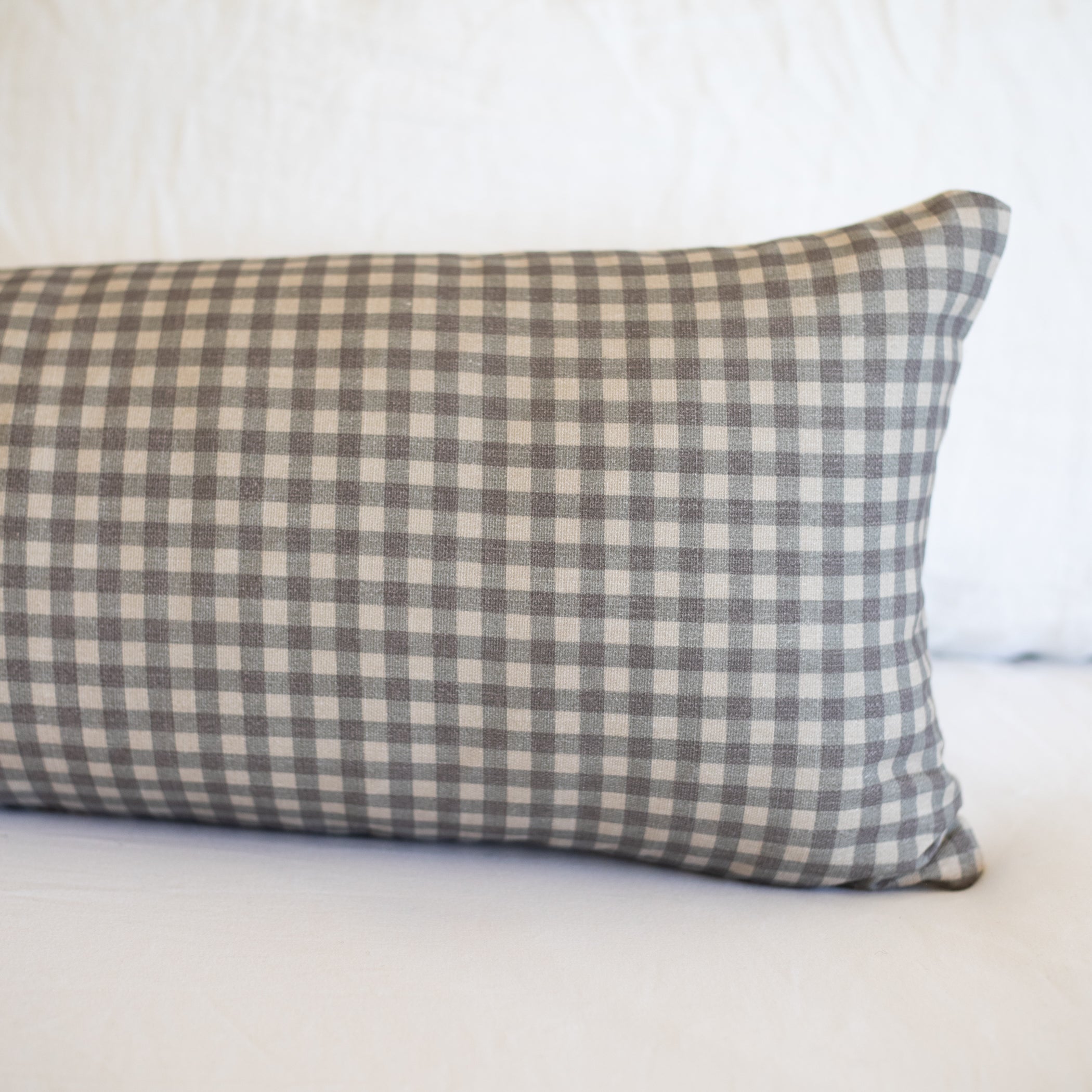 Gingham in brown Lumbar - 12x20| 12x40 - Image 6