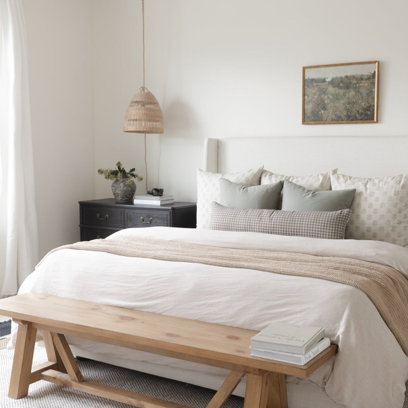 Gingham in brown Lumbar - 12x20| 12x40 - Image 10