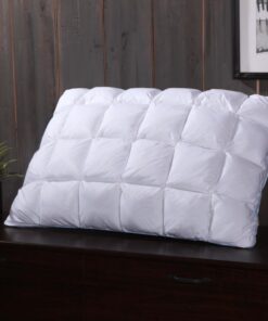 Goose Down Pillow - 600 Thread Count French Pleated