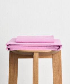 Bubblegum Organic Cotton Percale Sheet Set