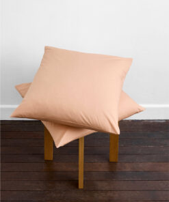Butterscotch Organic Cotton Percale European Pillowcases (Set of Two)