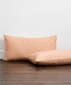 Butterscotch Organic Cotton Percale King Pillowcases (Set of Two)