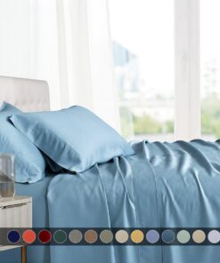 Olympic Queen Bed Sheet Set - 100% Bamboo Viscose