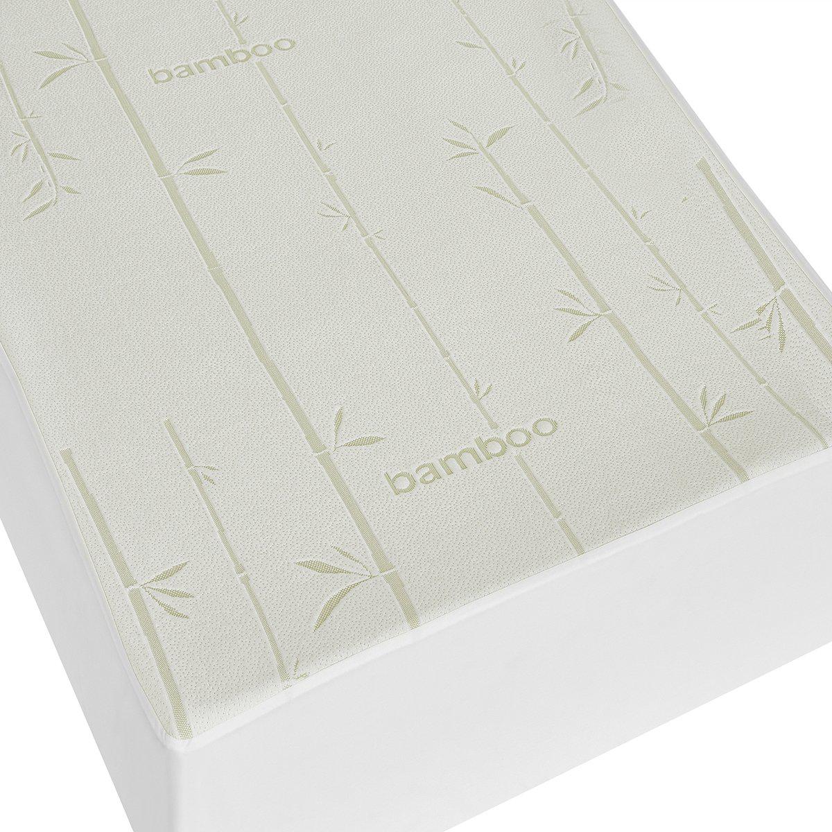 Waterproof Antibacterial Hypoallergenic Bamboo Mattress Protector - Image 3