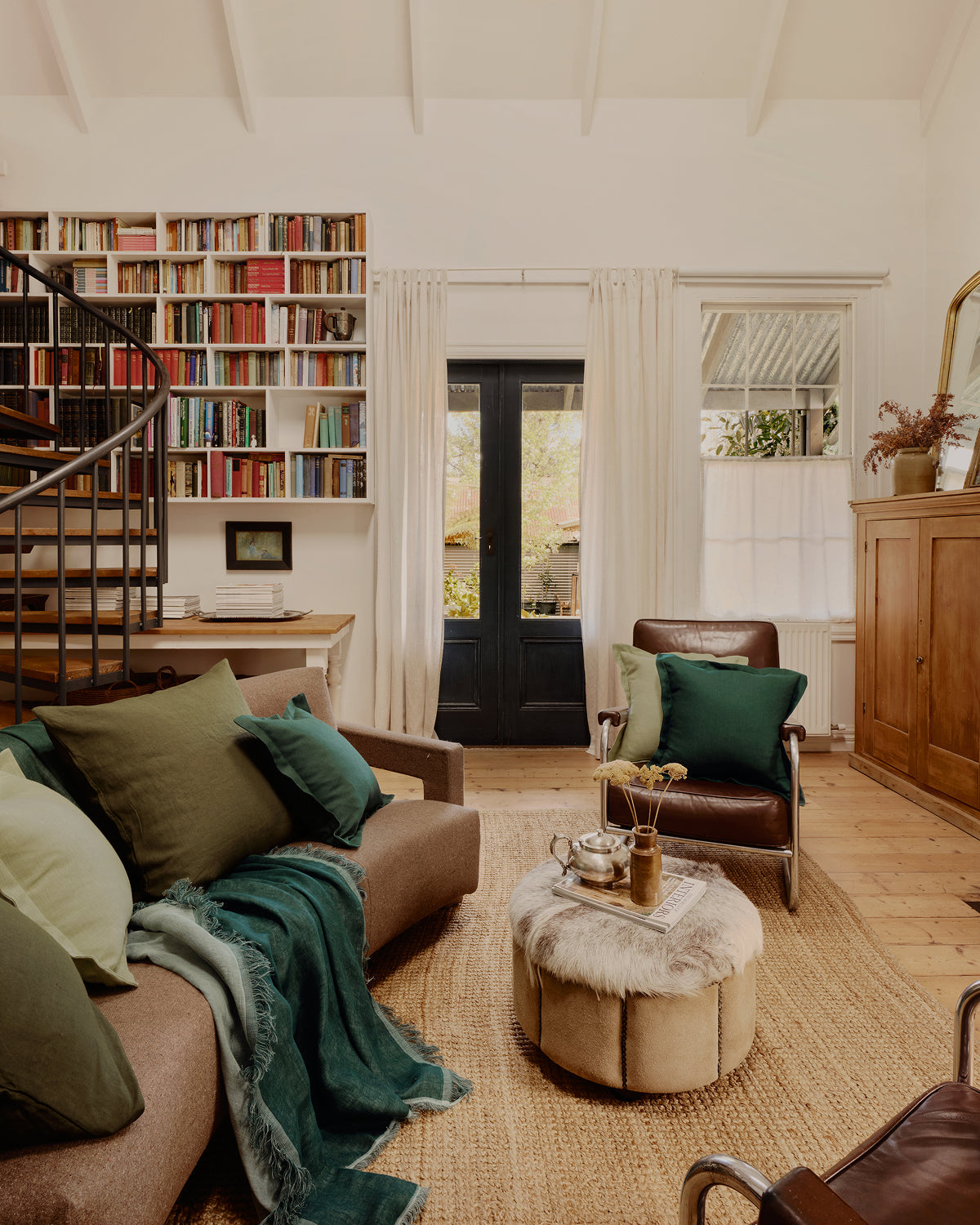 Forest & Sage 100% French Flax Linen Muslin Throw - Image 4