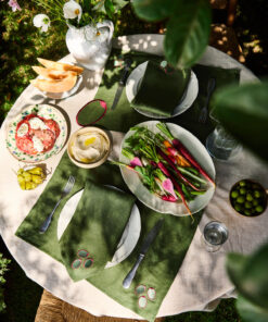 Les Fruits Olive Placemats (Set of Four)