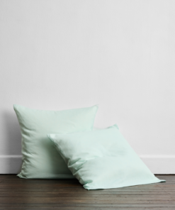 Mint 100% French Flax Linen European Pillowcases (Set of Two)