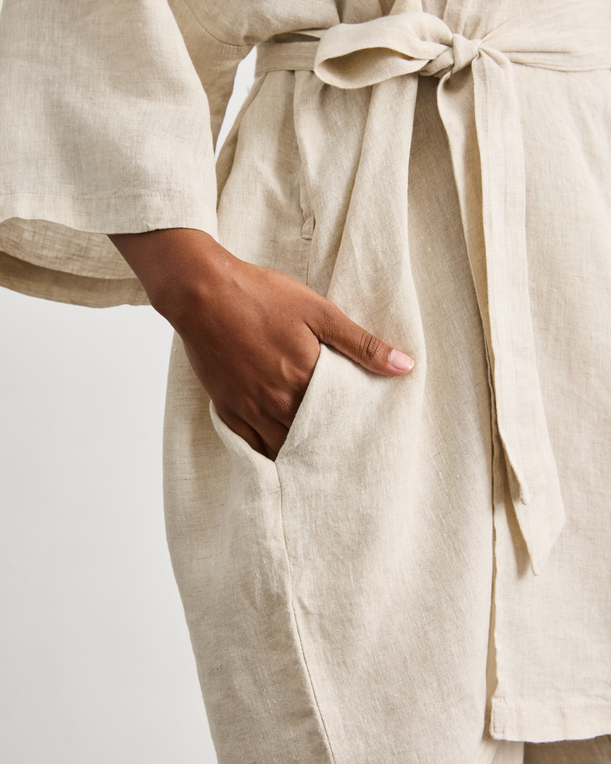 Robe Set in Oatmeal - Image 6