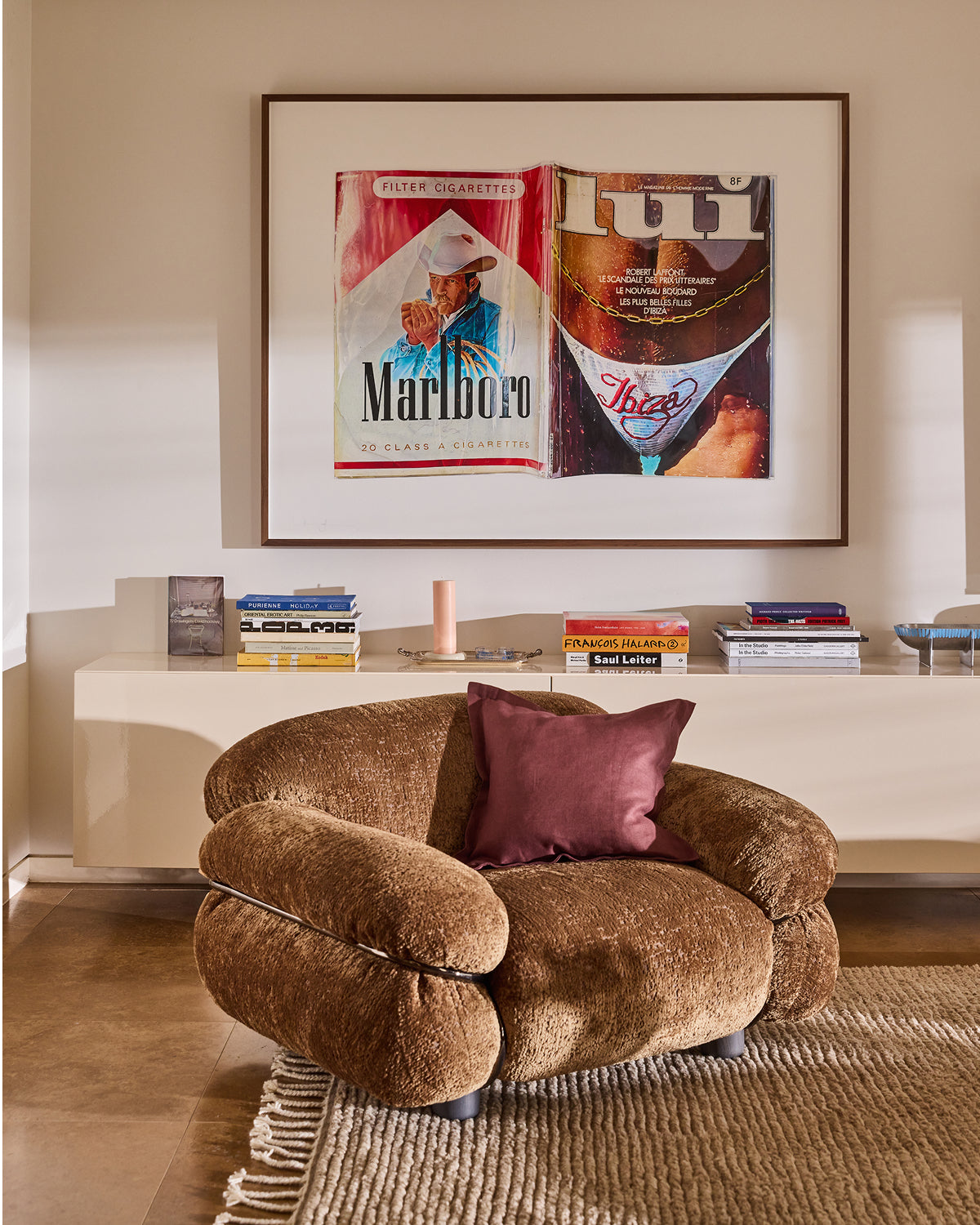 Cacao 100% French Flax Linen Cushion Cover - Image 3