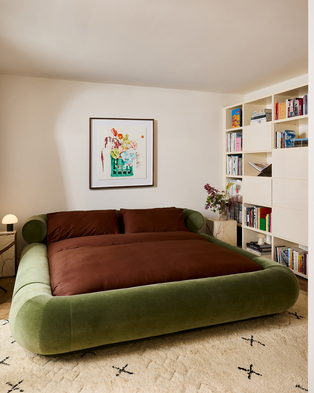 Espresso Organic Cotton Percale Fitted Sheet Set - Image 6