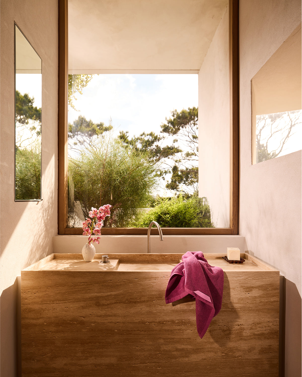 Berry Cotton Terry Hand Towel