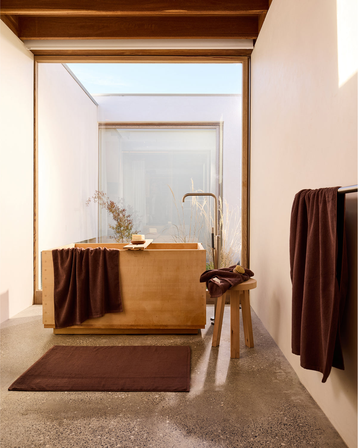 Espresso Cotton Terry Bath Sheet Bundle - Image 2