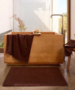 Espresso Cotton Terry Bath Mat