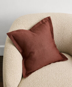 Cacao 100% French Flax Linen Cushion Cover