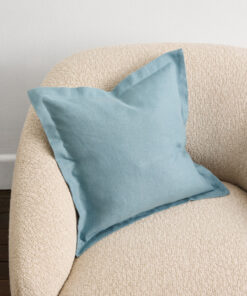 Lagoon 100% French Flax Linen Cushion Cover