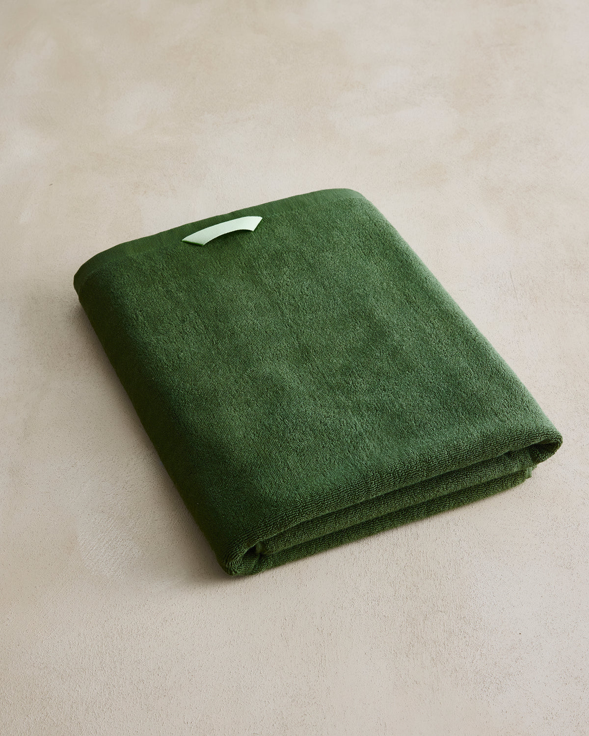 Moss Cotton Terry Bath Sheet - Image 4