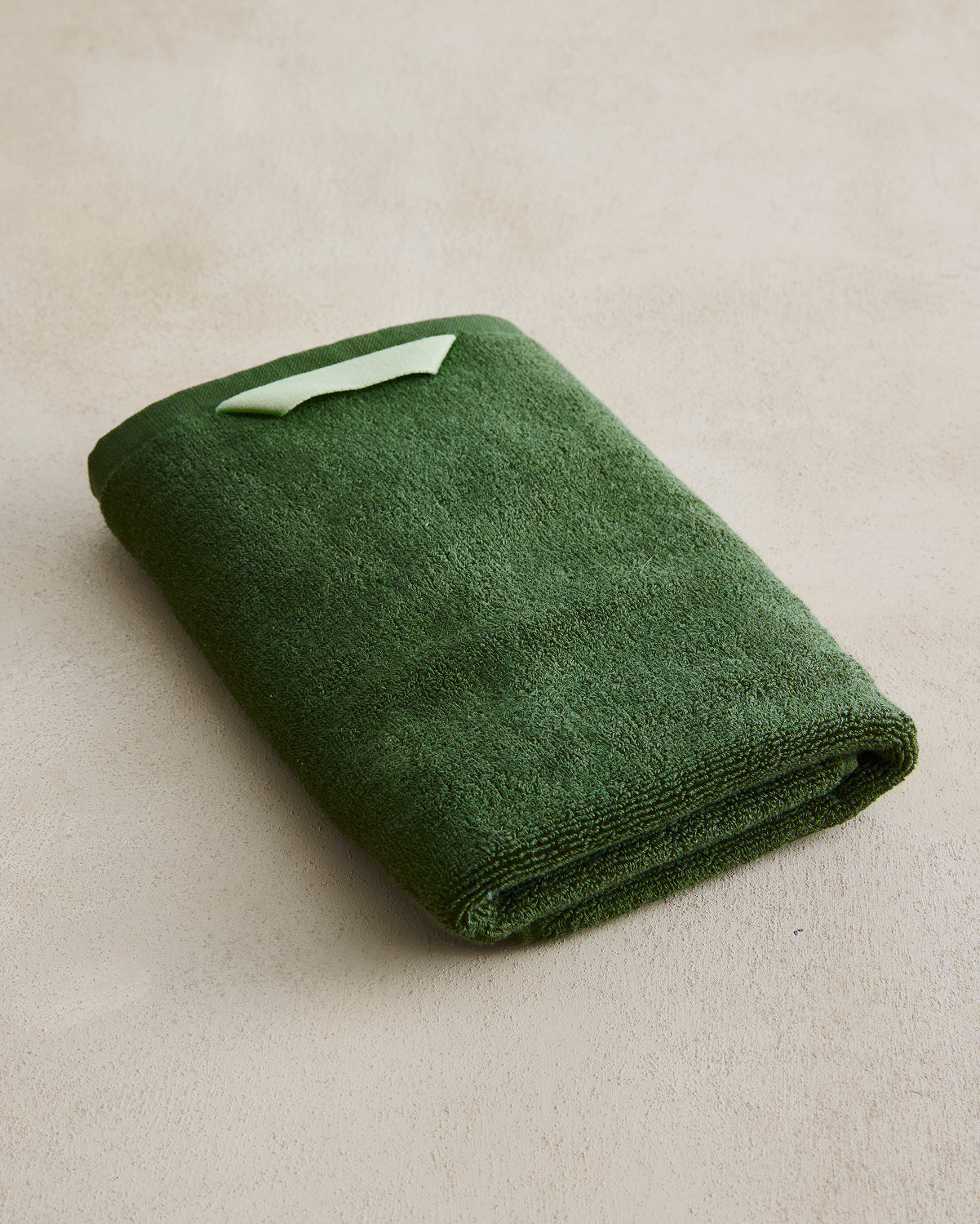 Moss Cotton Terry Hand Towel - Image 5