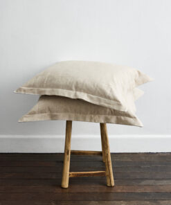 Oatmeal Quilted Pillowcases (Set of Two)
