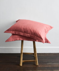 Pink Clay Quilted Pillowcases (Set of Two)