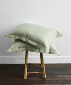 Sage Quilted Pillowcases (Set of Two)