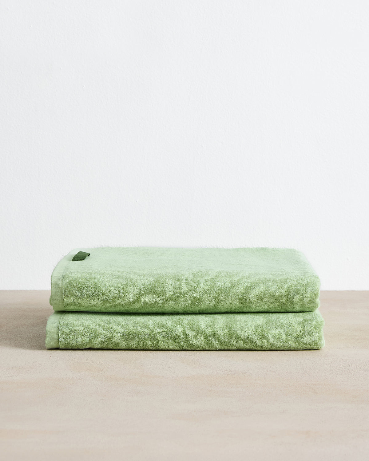 Apple Cotton Terry Bath Sheets (Set of Two)