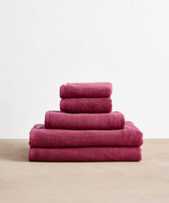 Berry Cotton Terry Bath Sheet Bundle