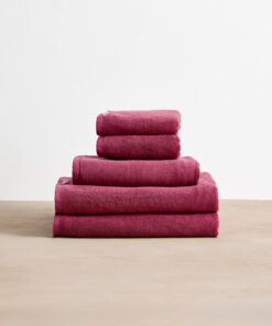 Berry Cotton Terry Bath Towel Bundle
