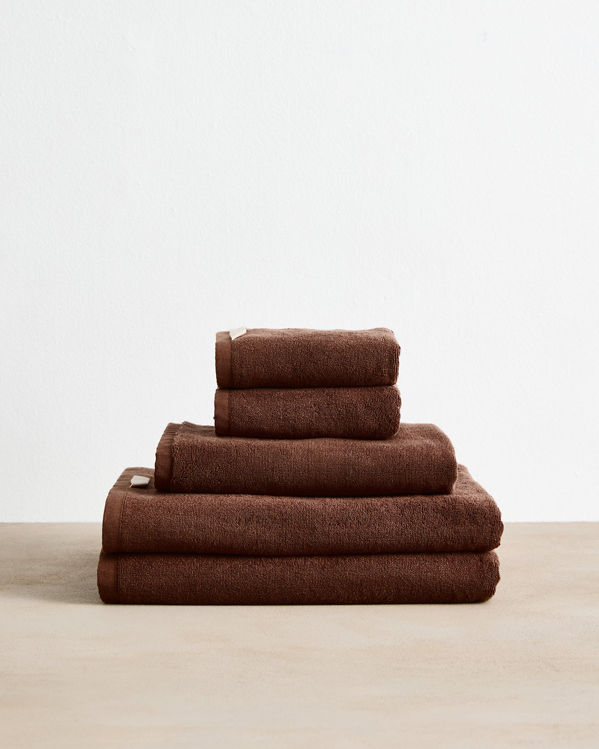 Espresso Cotton Terry Bath Sheet Bundle