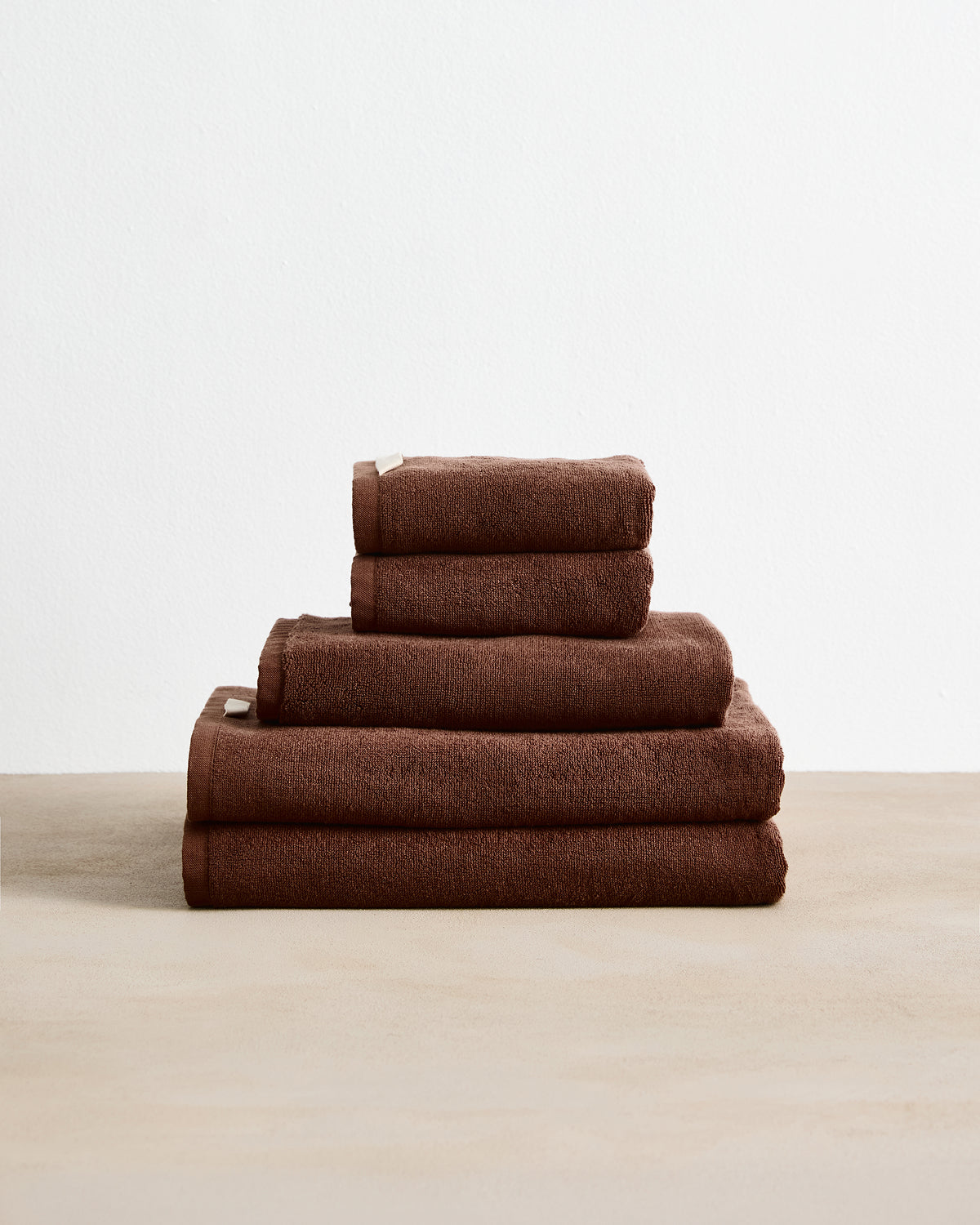 Espresso Cotton Terry Bath Towel Bundle