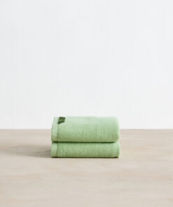Apple Cotton Terry Hand Towels (Set of Two)