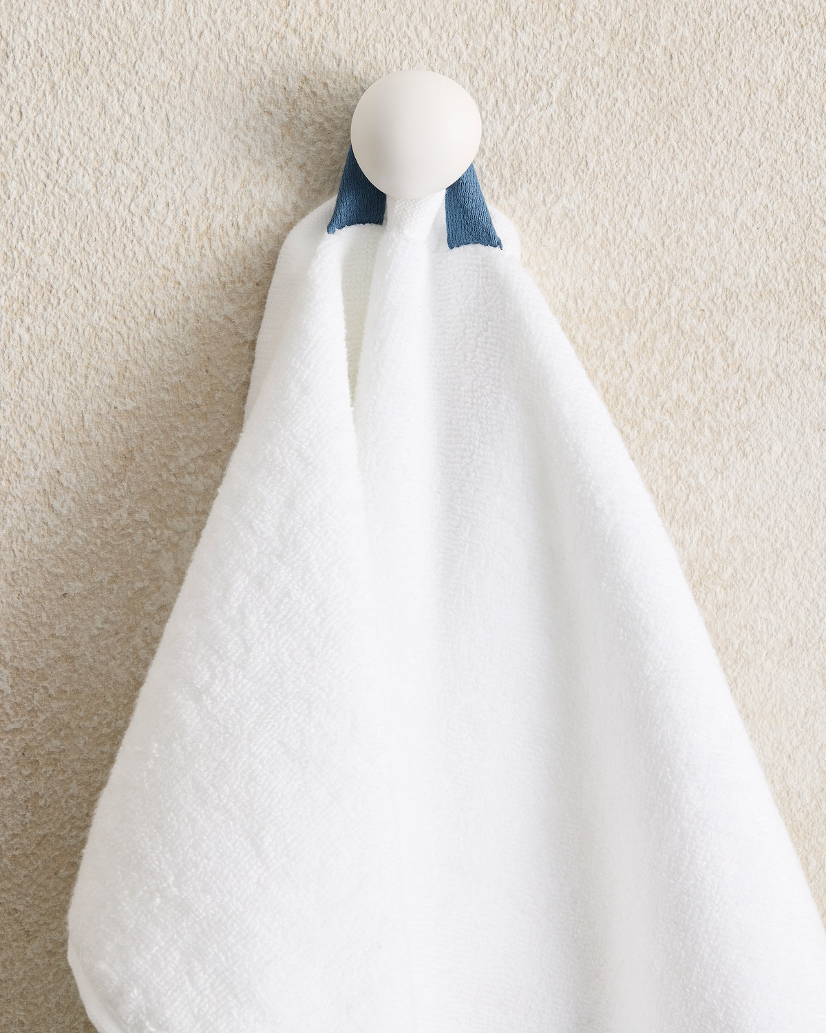 Crisp White Cotton Terry Hand Towels (Set of Two) - Image 4