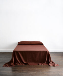 Cacao Heavy Linen Bed Cover
