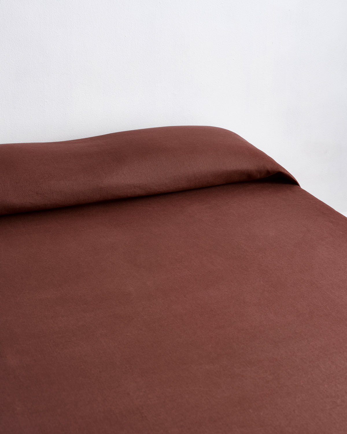 Cacao Heavy Linen Bed Cover - Image 2