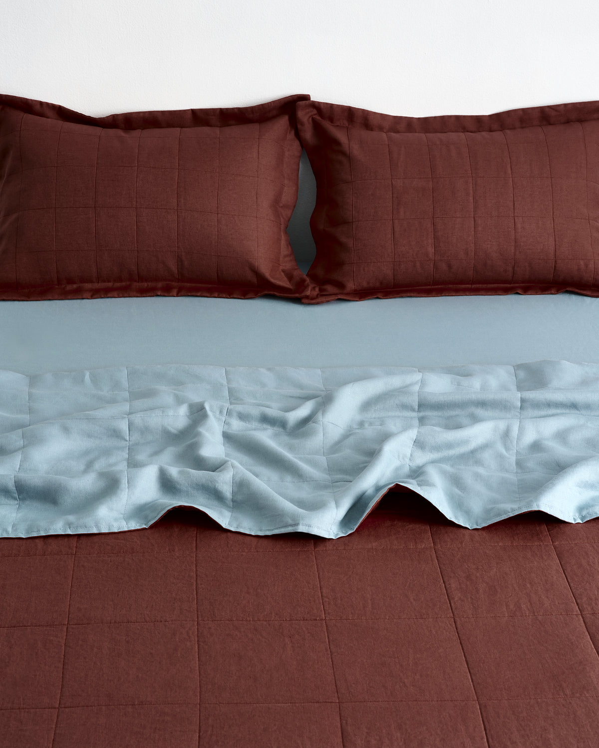 Cacao Quilted Pillowcases (Set of Two) - Image 3