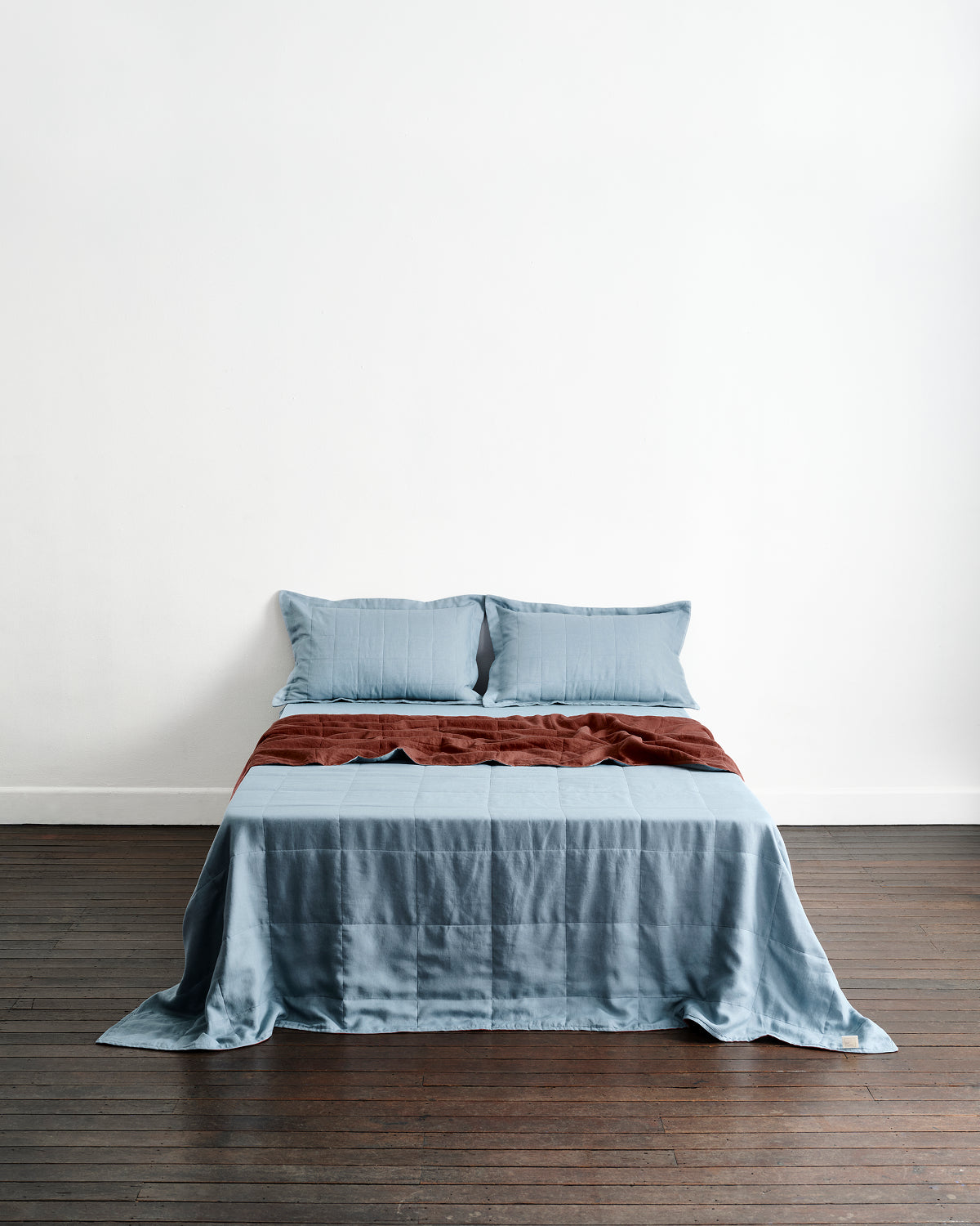 Cacao & Lagoon Two-Tone Quilt - Image 2