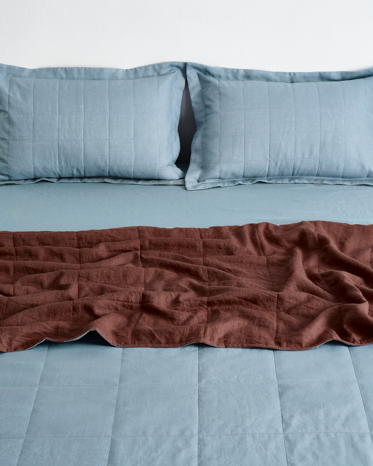 Lagoon Quilted Pillowcases (Set of Two) - Image 3