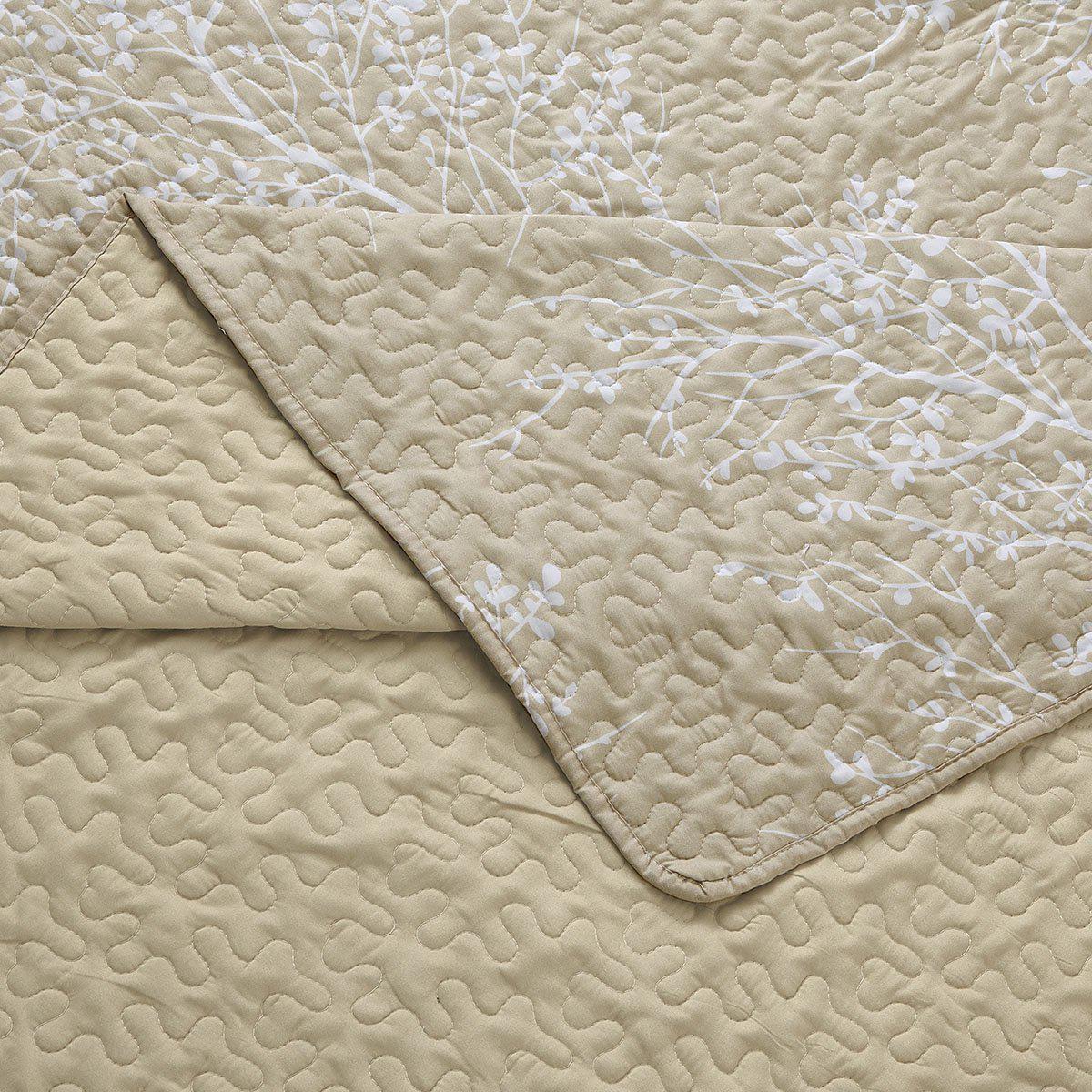 Odette Beige Quilt - Bedspread Set - Image 2