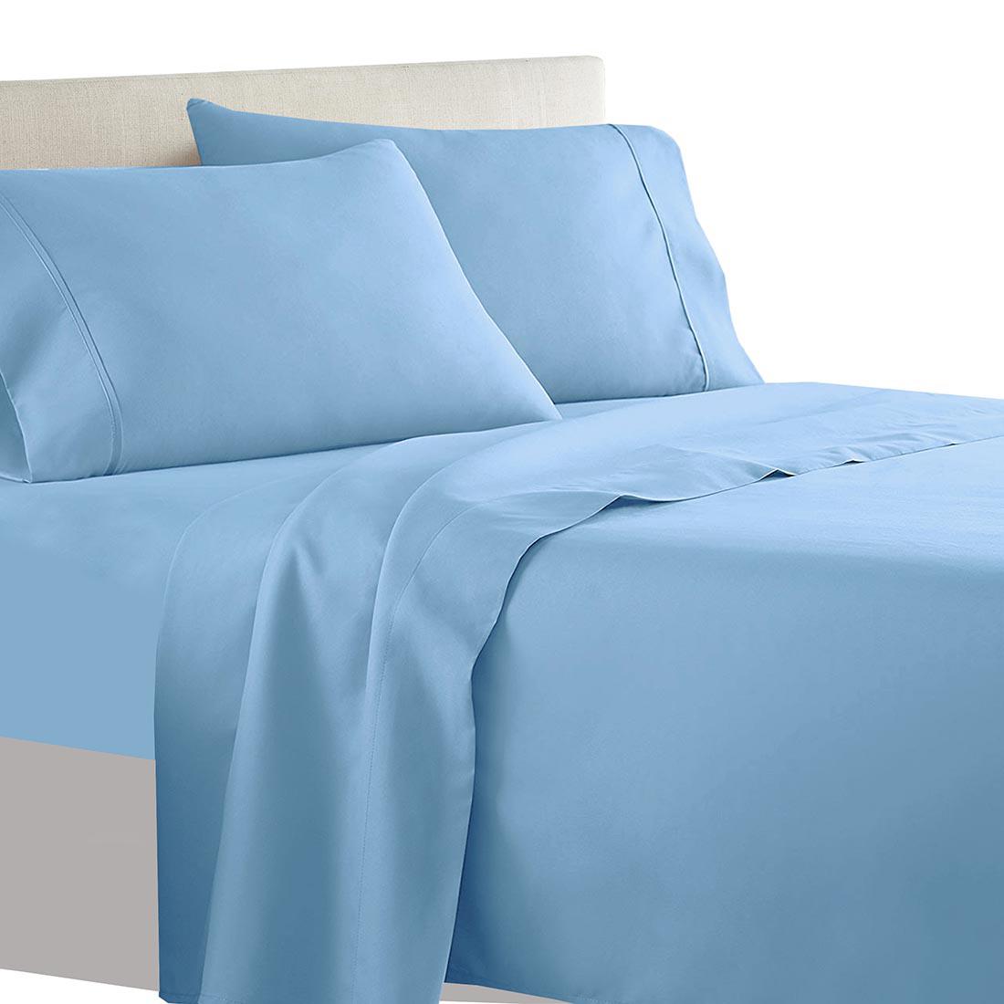 Olympic Queen Sheet Set - Solid 600 Thread Count - Image 7