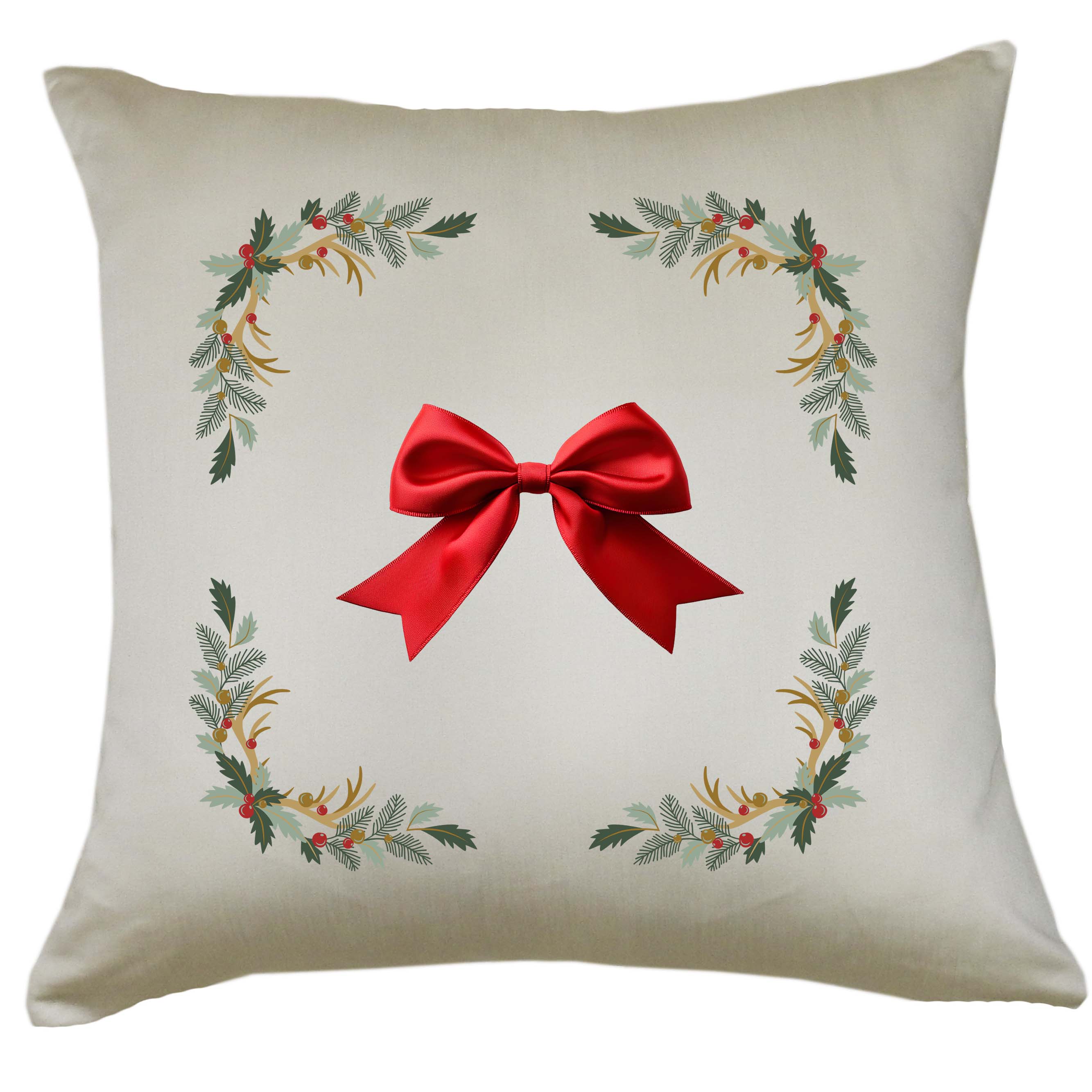 Egyptian Cotton Holiday Throw Pillow Cover 20 X 20 Inch - 1000 Thread Count - Image 34