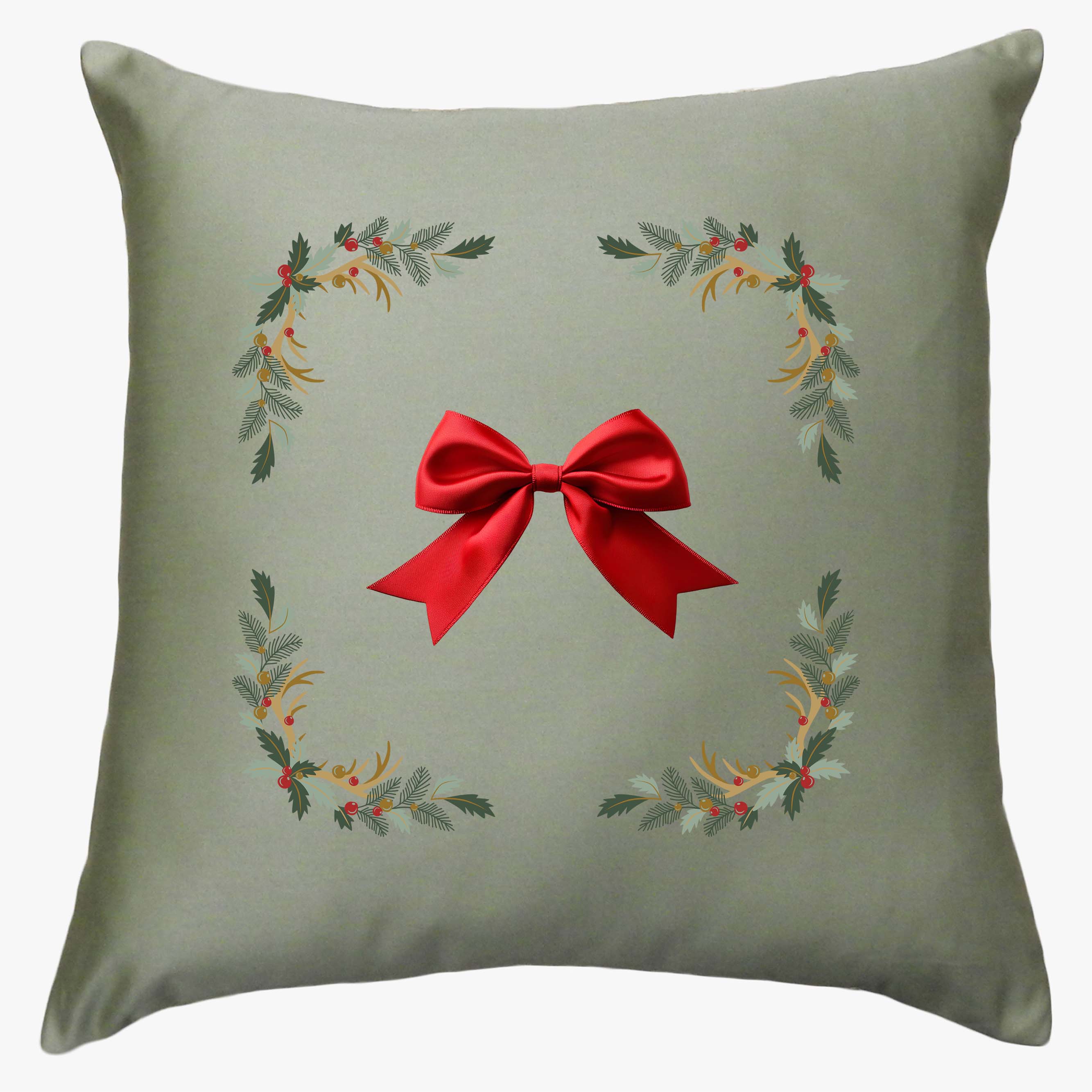 Egyptian Cotton Holiday Throw Pillow Cover 20 X 20 Inch - 1000 Thread Count - Image 35