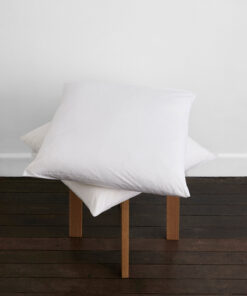 Crisp White Organic Cotton Percale European Pillowcases (Set of Two)