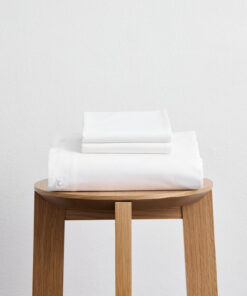 Crisp White Organic Cotton Percale Duvet Cover Set