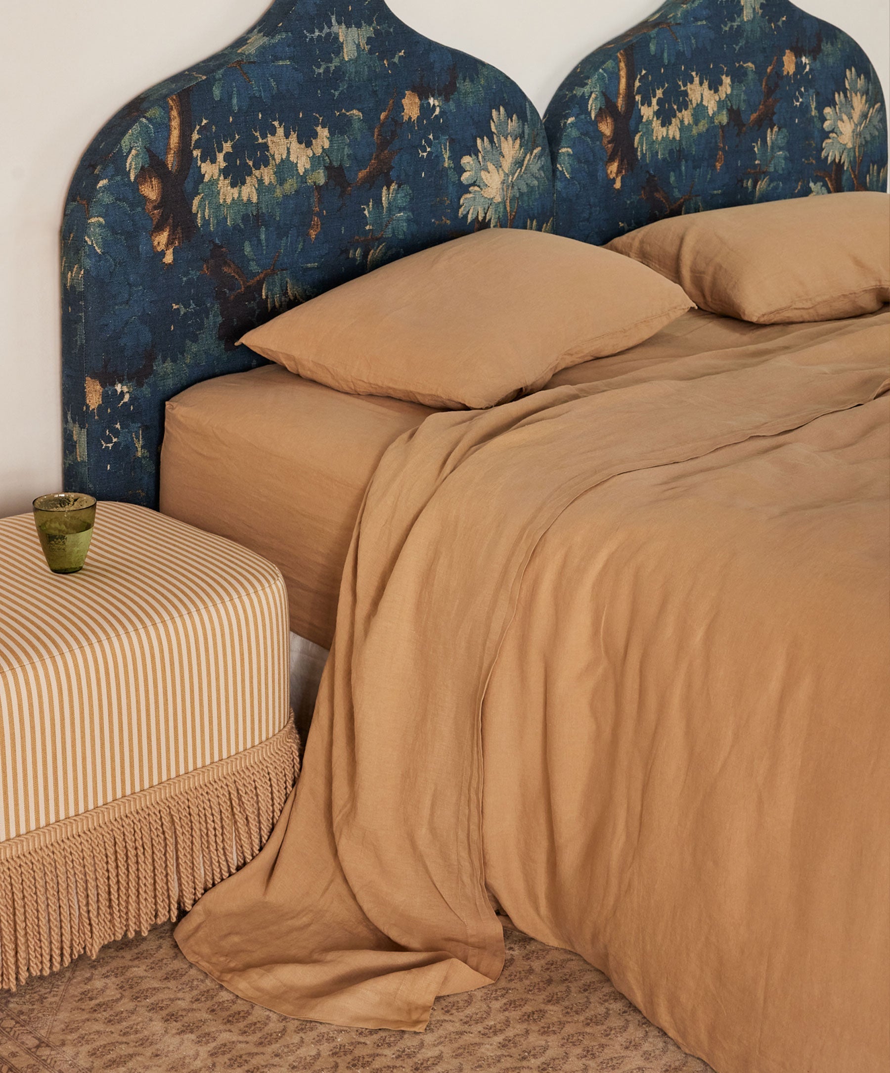 Linen Sheet Set with Pillowcases - Sand - Image 5