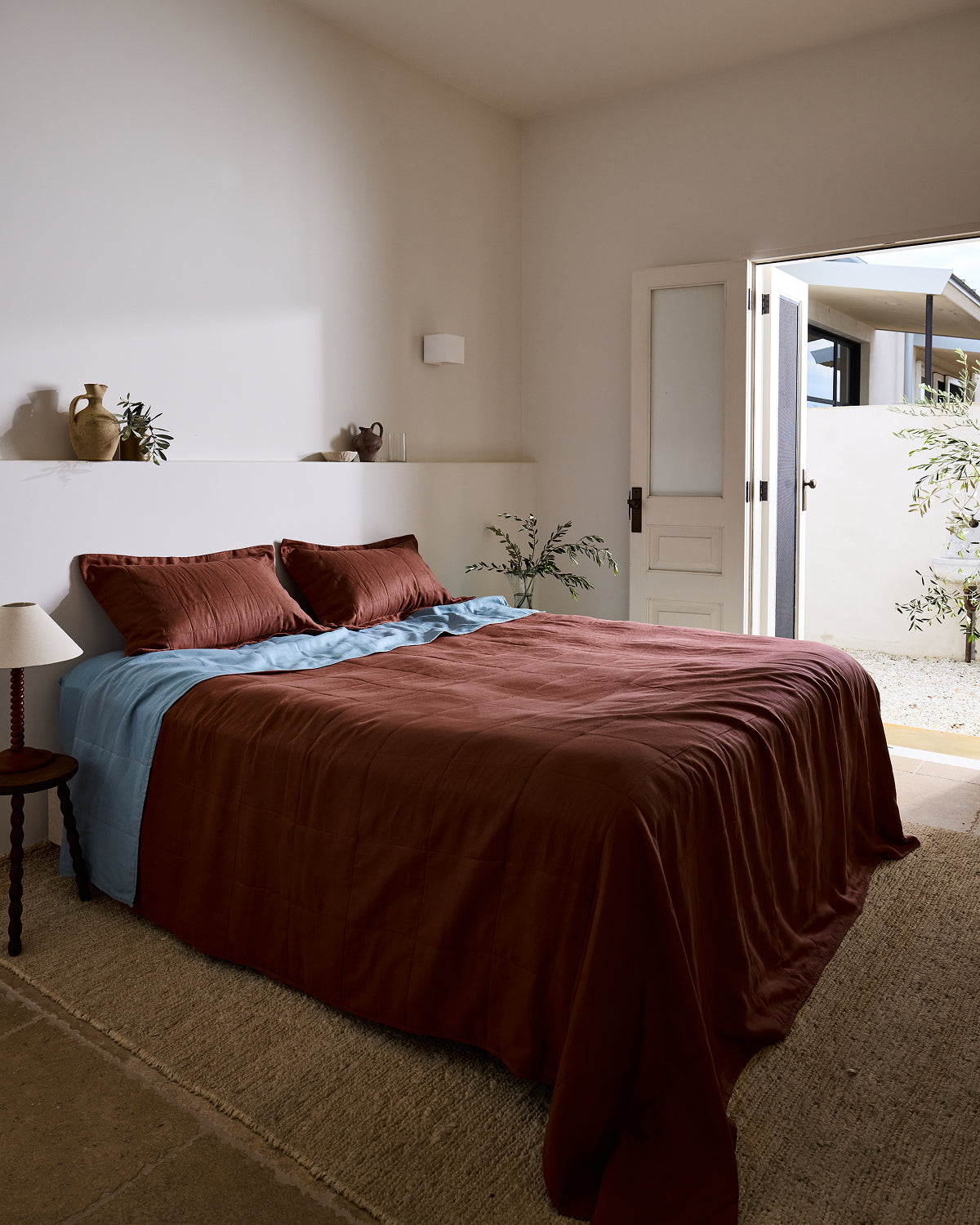 Cacao Quilted Pillowcases (Set of Two) - Image 4