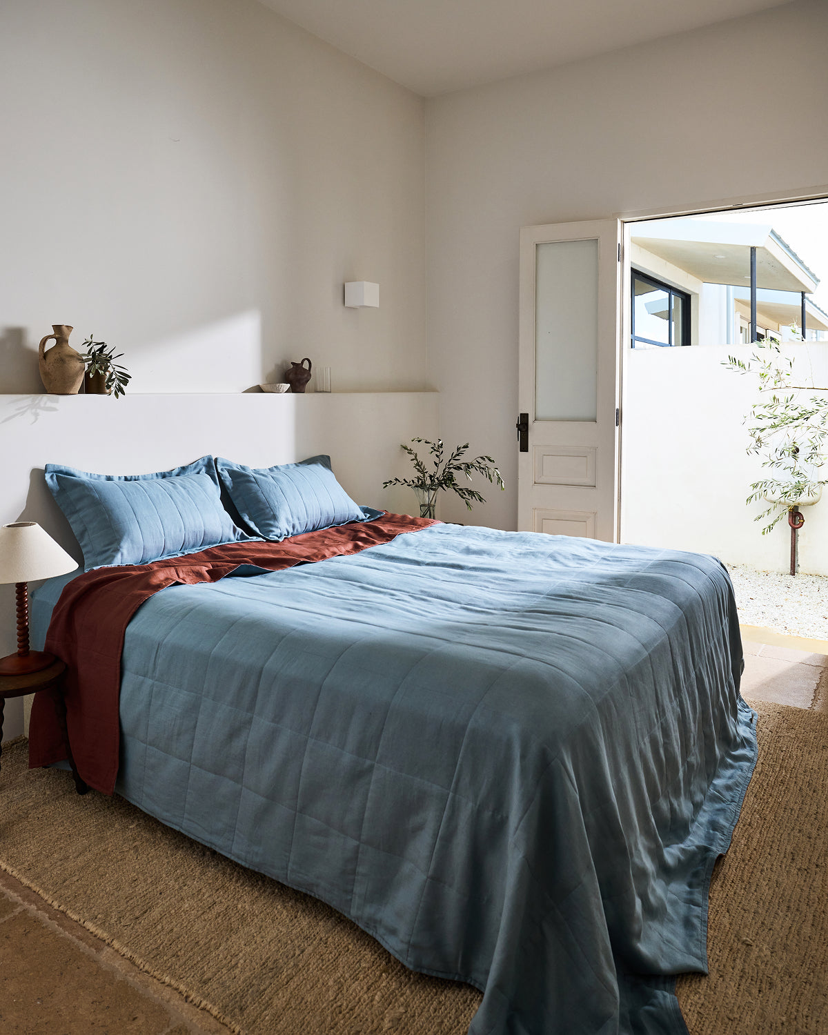 Lagoon Quilted Pillowcases (Set of Two) - Image 4