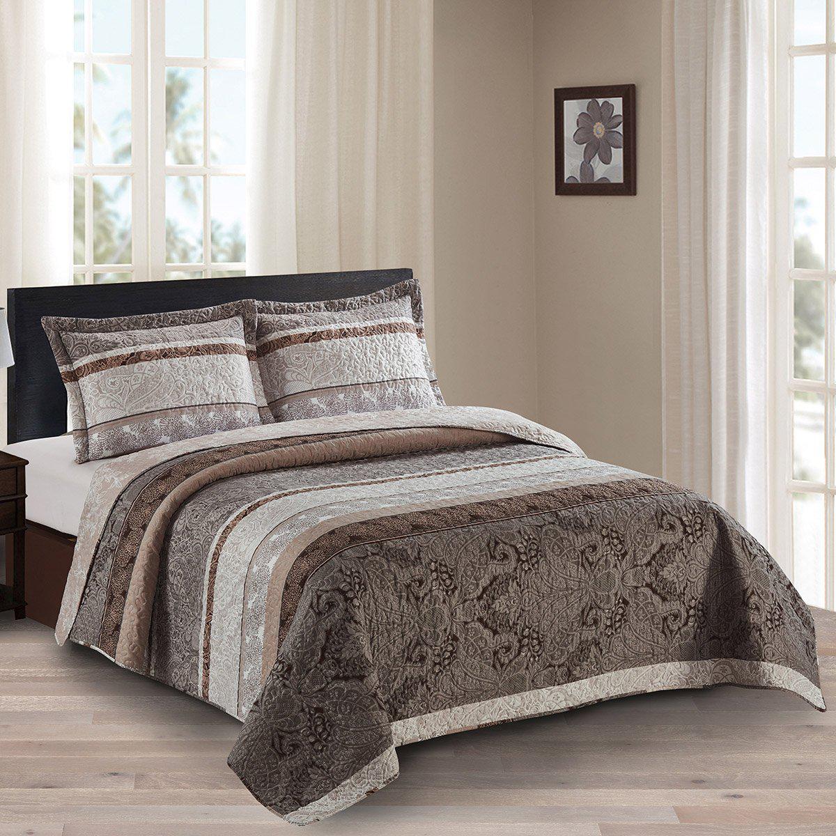 Callisto Reversible Quilt - Bedspread Set - Image 2